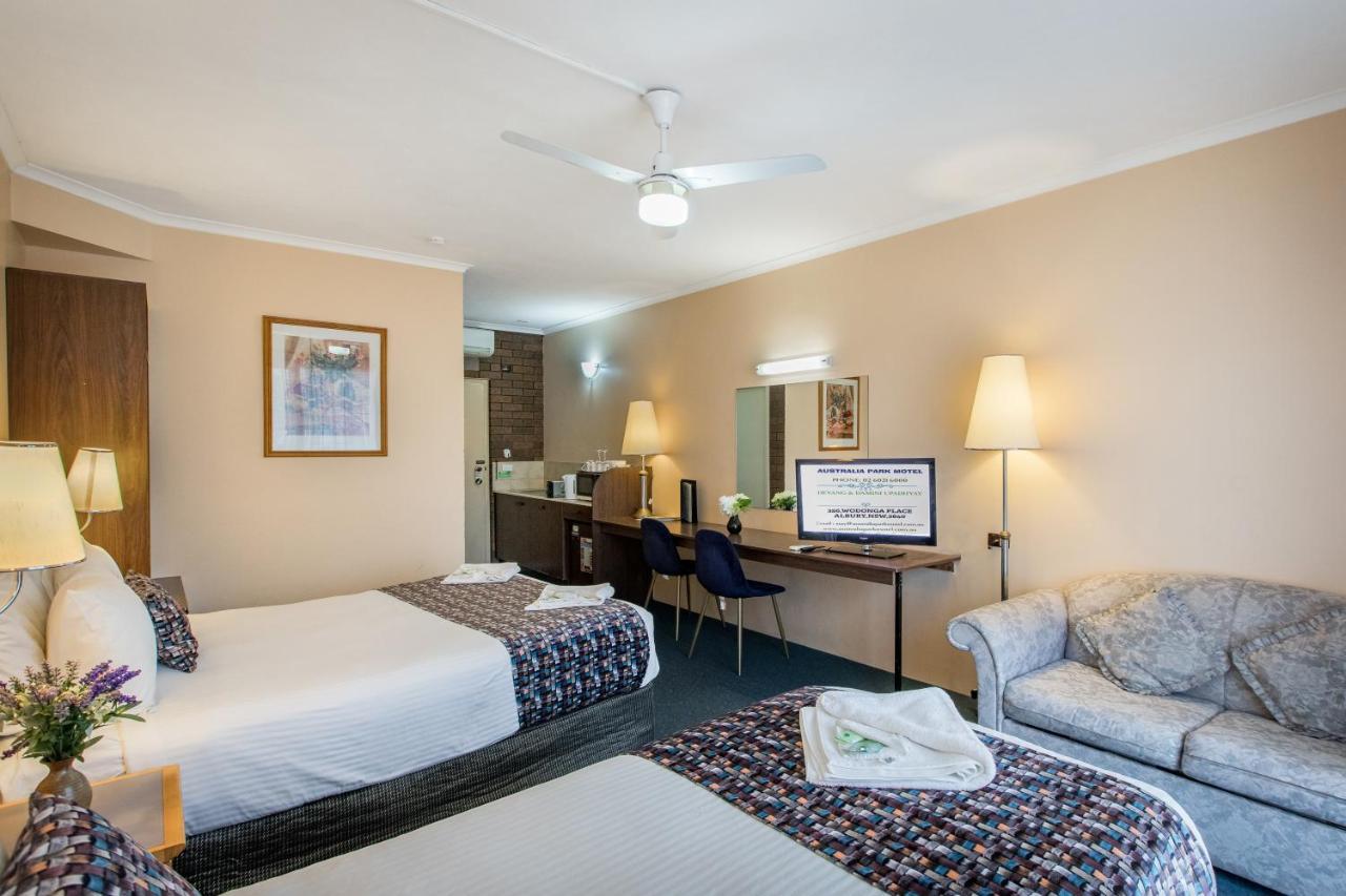 Australia Park Motel Albury Eksteriør billede