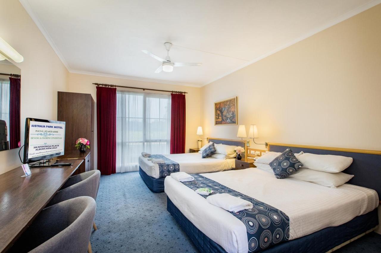 Australia Park Motel Albury Eksteriør billede
